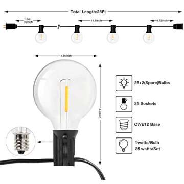 Pikapi LED String Lights for Indoor and Outdoor Decor