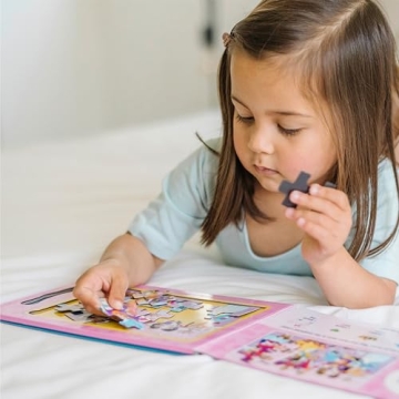 Magnetic Princess Puzzles for Kids Travel-Friendly Fun