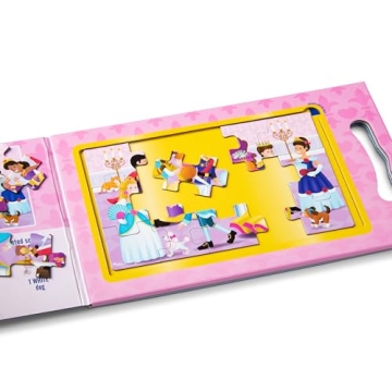 Magnetic Princess Puzzles for Kids Travel-Friendly Fun
