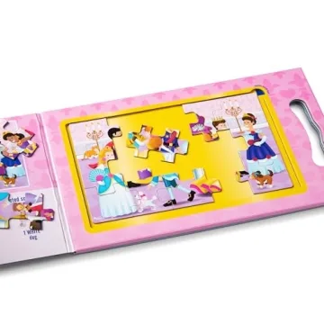 Magnetic Princess Puzzles for Kids Travel-Friendly Fun