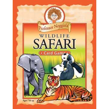 Professor Noggin's Wildlife Safari - A Educational Trivia Based Card Game For Kids