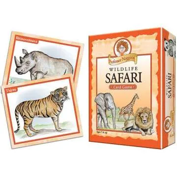Professor Noggin's Wildlife Safari - A Educational Trivia Based Card Game For Kids
