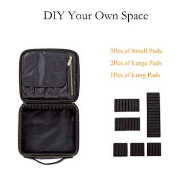 Compact Idearsen Travel Makeup Bag - Stylish & Practical