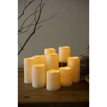 Comenzar LED Flameless Candles with Remote Control for All Occasions