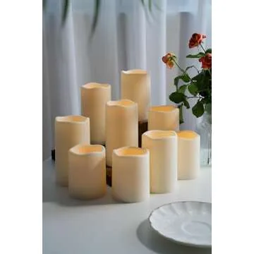 Comenzar LED Flameless Candles with Remote Control for All Occasions