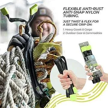 Twisted Goat Industrial Twist Ties - Heavy Duty Reusable, Flexible Ties for Securing Cargo, Hanging Hammocks, Organizing Camping Gear, and More! Starter Pack (3-FT, 6-FT, 10-FT)