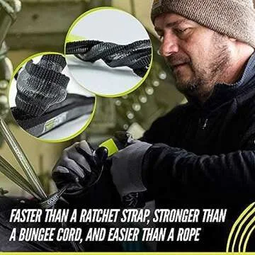 Twisted Goat Industrial Twist Ties - Heavy Duty Reusable, Flexible Ties for Securing Cargo, Hanging Hammocks, Organizing Camping Gear, and More! Starter Pack (3-FT, 6-FT, 10-FT)