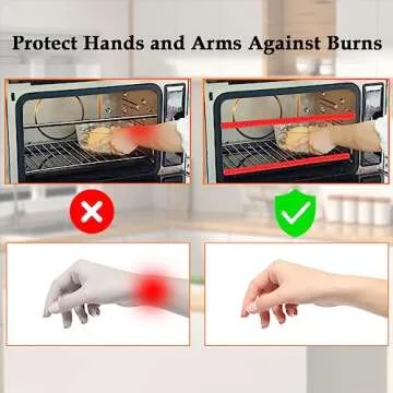 Silicone Oven Rack Shields - Protect Against Burns