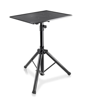 PYLE-PRO DJ Laptop, Projector Stand- Computer DJ Equipment Studio Stand Mount Holder, Height Adjusta...