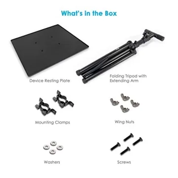 PYLE-PRO DJ Laptop Stand - Adjustable & Portable for All