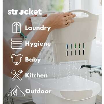 Strucket: Versatile 5 Gallon Strainer & Bucket System