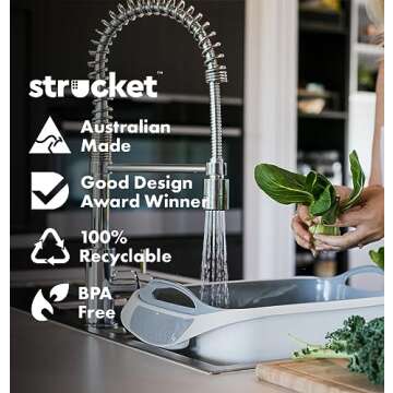 Strucket: Versatile 5 Gallon Strainer & Bucket System