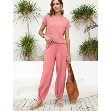 Ugerlov Cozy Women’s Sweater Set with High-Waisted Pants