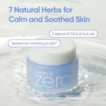 BANILA CO Clean it Zero Calming Cleansing Balm | Korean Makeup Remover for Sensitive Skin | Vegan | ...