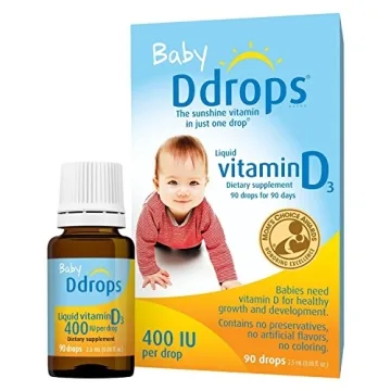 Vitamin D Drops for Babies in Convenient Pack of 2
