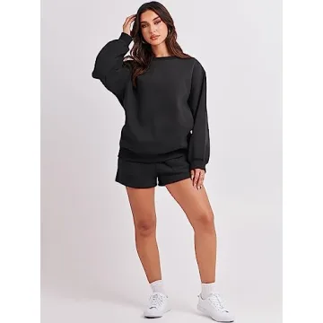 ANRABESS Women 2 Piece Casual Lounge Outfit Set