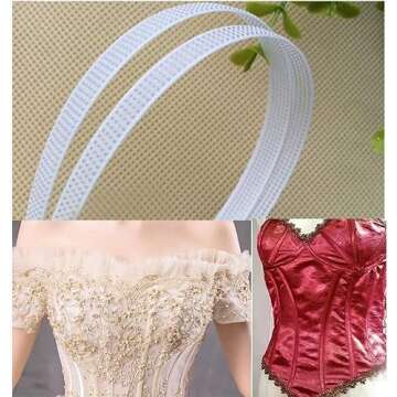 25 Yards Polyester Boning for Sewing - Flexible & Durable