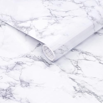Luxury Marble Self-Adhesive Vinyl Paper - Waterproof, Oil Proof, Easy Peel & Stick