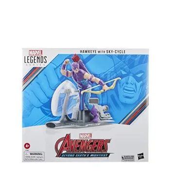 Marvel Legends Hawkeye Action Figure with Sky-Cycle Gift