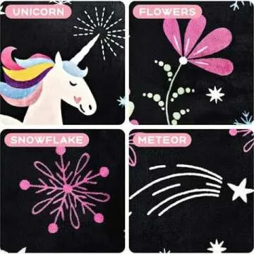 Unicorn Party Blanket Gifts for Girls - Soft & Cute