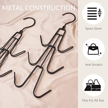 ZEDODIER Purse Hanger Organizer Set for Stylish Storage