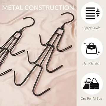 ZEDODIER Purse Hanger Organizer Set for Stylish Storage