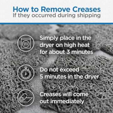 Large Waterproof Cat Litter Mat - Stylish Mess Control