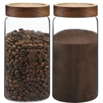 Borosilicate Glass Spice Jar 37oz with Screw Lid