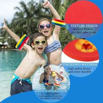 ZCOINS Kids Float Discs Swim Arm Bands - Durable & Safe