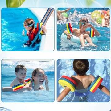 ZCOINS Kids Float Discs Swim Arm Bands - Durable & Safe