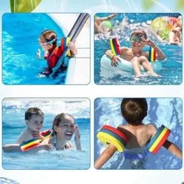 ZCOINS Kids Float Discs Swim Arm Bands - Durable & Safe