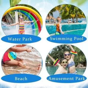 ZCOINS Kids Float Discs Swim Arm Bands - Durable & Safe
