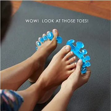 YogaToes GEMS Gel Toe Stretchers for Foot Relief