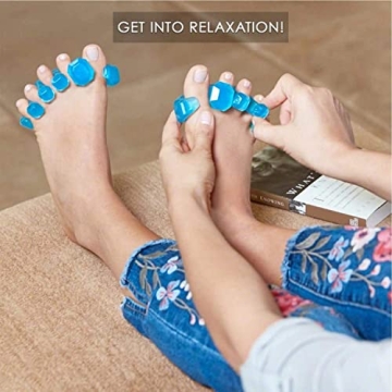 YogaToes GEMS Gel Toe Stretchers for Foot Relief