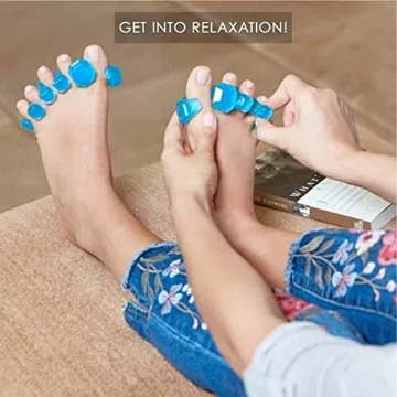 YogaToes GEMS Gel Toe Stretchers for Foot Relief