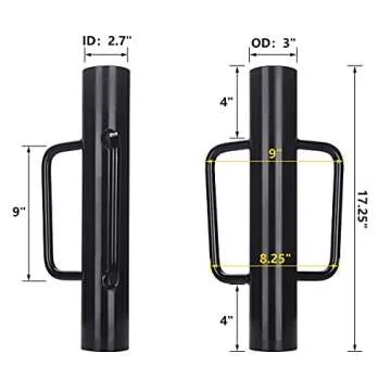 A-KARCK Heavy Duty 12 lb Fence Post Driver with Handle