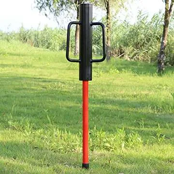 A-KARCK Heavy Duty 12 lb Fence Post Driver with Handle