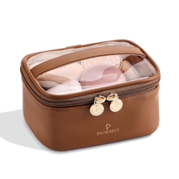 Pocmimut Clear Makeup Bag for Travel and Daily Essentials