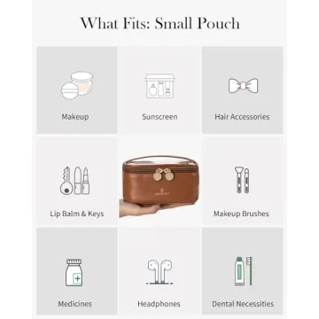 Pocmimut Clear Makeup Bag for Travel and Daily Essentials
