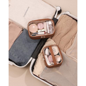 Pocmimut Clear Makeup Bag for Travel and Daily Essentials