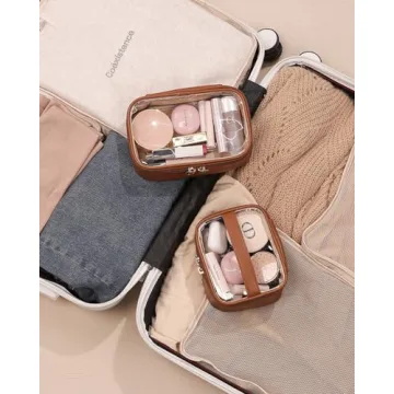 Pocmimut Clear Makeup Bag for Travel and Daily Essentials
