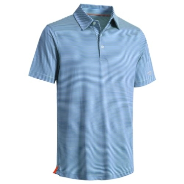 Men's Moisture Wicking Golf Shirts - Dry Fit Sport Polos