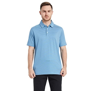 Dry Fit Golf Polos for Men - Moisture Wicking Performance