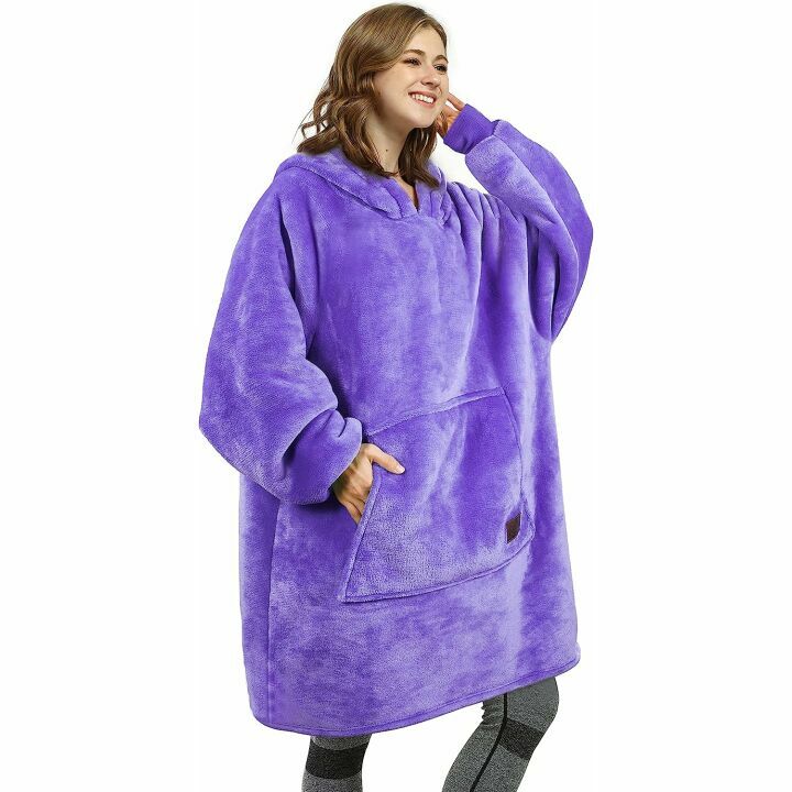 Catalonia Oversized Blanket Hoodie - Sherpa Pullover Comfort