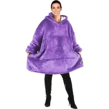 Catalonia Oversized Blanket Hoodie - Sherpa Pullover Comfort