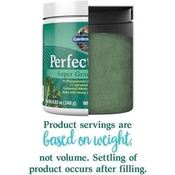 Garden of Life Perfect Food Super Green Formula - 14 Servings | 45 Superfoods, Greens, Fruit & Veggie Juice Superfood Powder Supplement, Probiotics & Organic Spirulina for Digestion & Immune Health