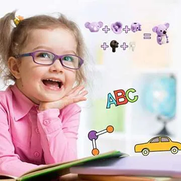 Puzzle Pencil Animal Erasers - 34 Fun Designs for Kids