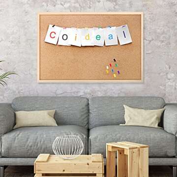 Colored Flag Map Push Pins - Coideal 400 Pack Multicolored Decorative Travel Map Tacks Plastic Head with Steel Point for Cork Bulletin Board, Picture Hanging at Home Office School (8 Assorted Colors)