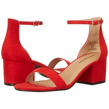 Amazon Essentials Women's Two Strap Heeled Sandal for Every Occasion