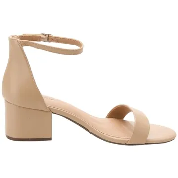 Amazon Essentials Women's Two Strap Heeled Sandal for Every Occasion